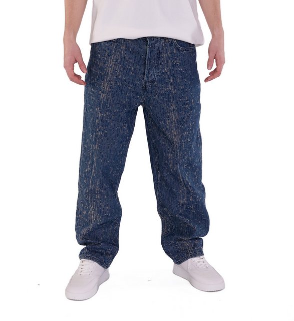 Denim Distriqt Loose-fit-Jeans Ausgefallene Baggy Herren Jeans HiP HoP günstig online kaufen