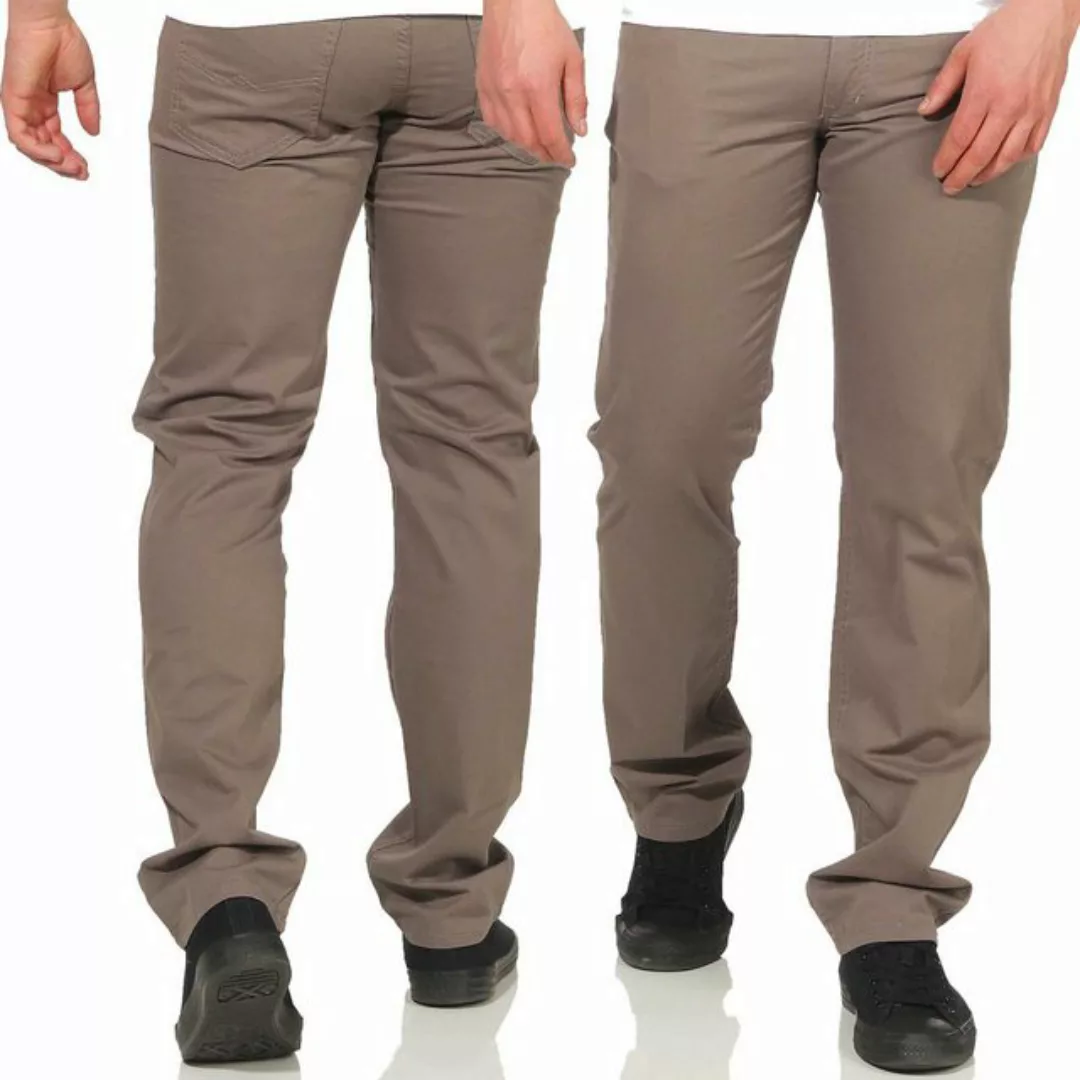 Stanley Jeans Chinohose Herren Stanley Chino Hose Olivegrün 411-049 (1-tlg) günstig online kaufen