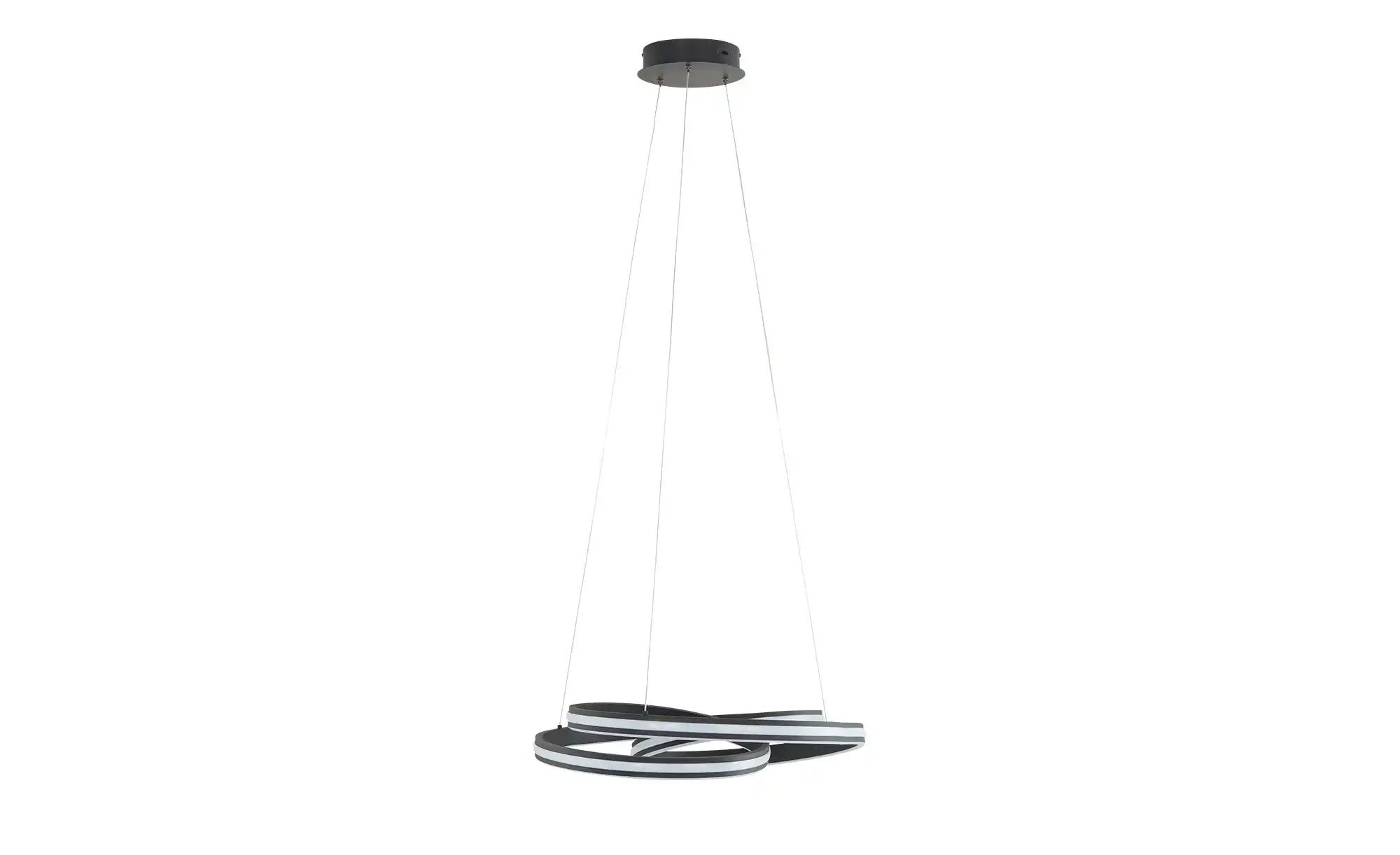 Trio LED-Pendelleuchte Nuria 1.500 mm x 600 mm x 600 mm Schwarz Matt günstig online kaufen