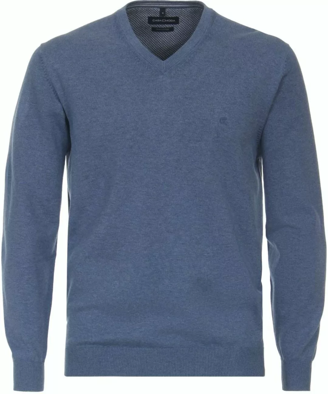 Casa Moda Pullover V-Ausschnitt Petrol Blau - Größe L günstig online kaufen