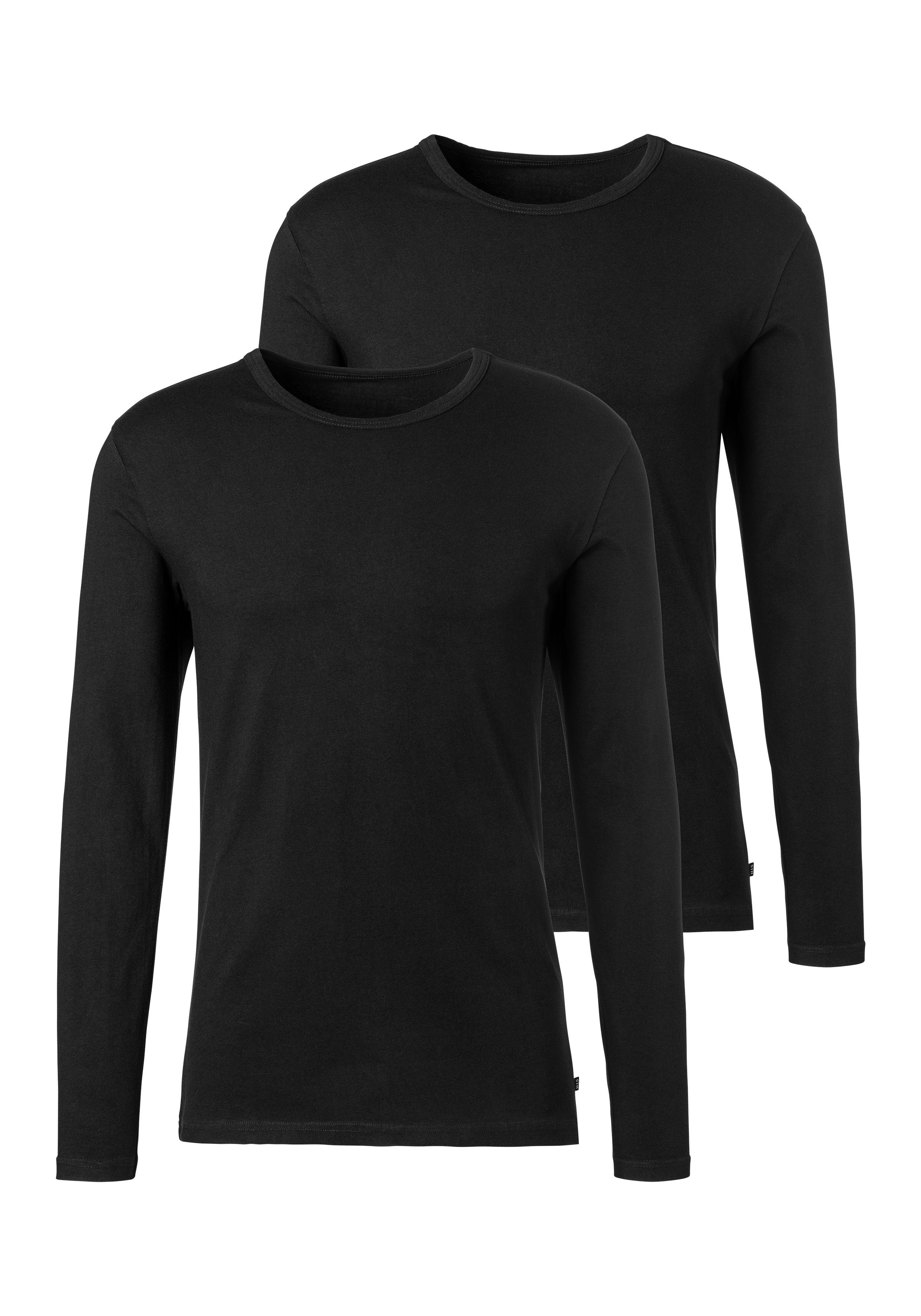 H.I.S Langarmshirt, (Packung, 2er-Pack), Doppelpack Unterziehshirt aus Baum günstig online kaufen