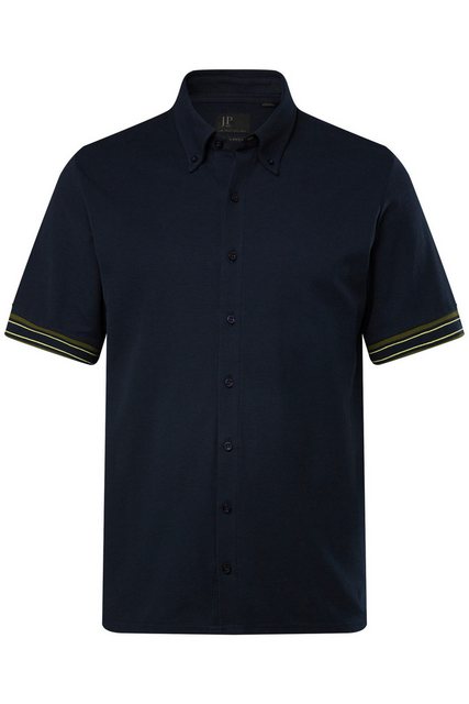 JP1880 Kurzarmhemd Piqué-Hemd Halbarm Buttondown-Kragen bis 8 XL günstig online kaufen