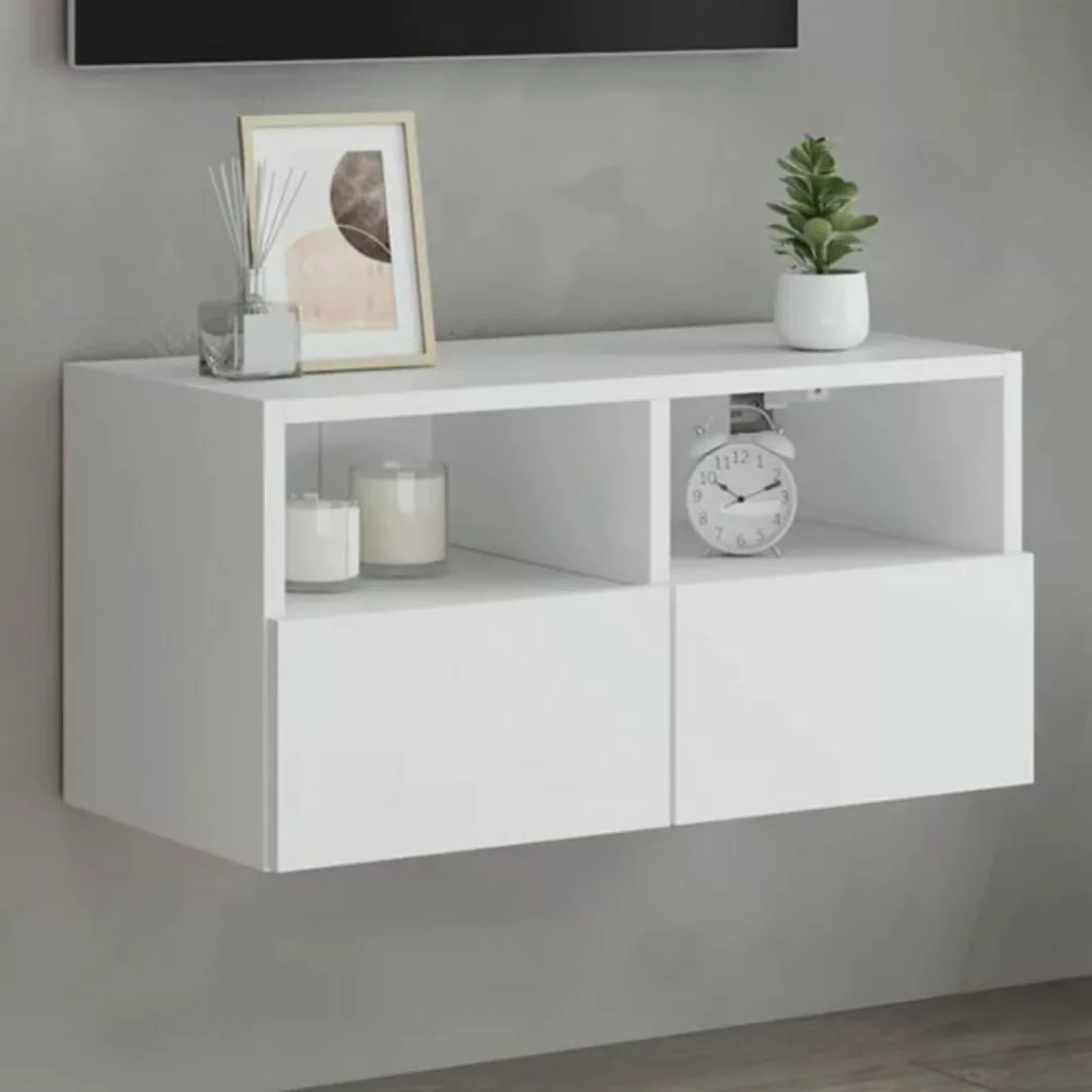 vidaXL TV-Schrank TV-Wandschrank Weiß 60x30x30 cm Spanplatte günstig online kaufen