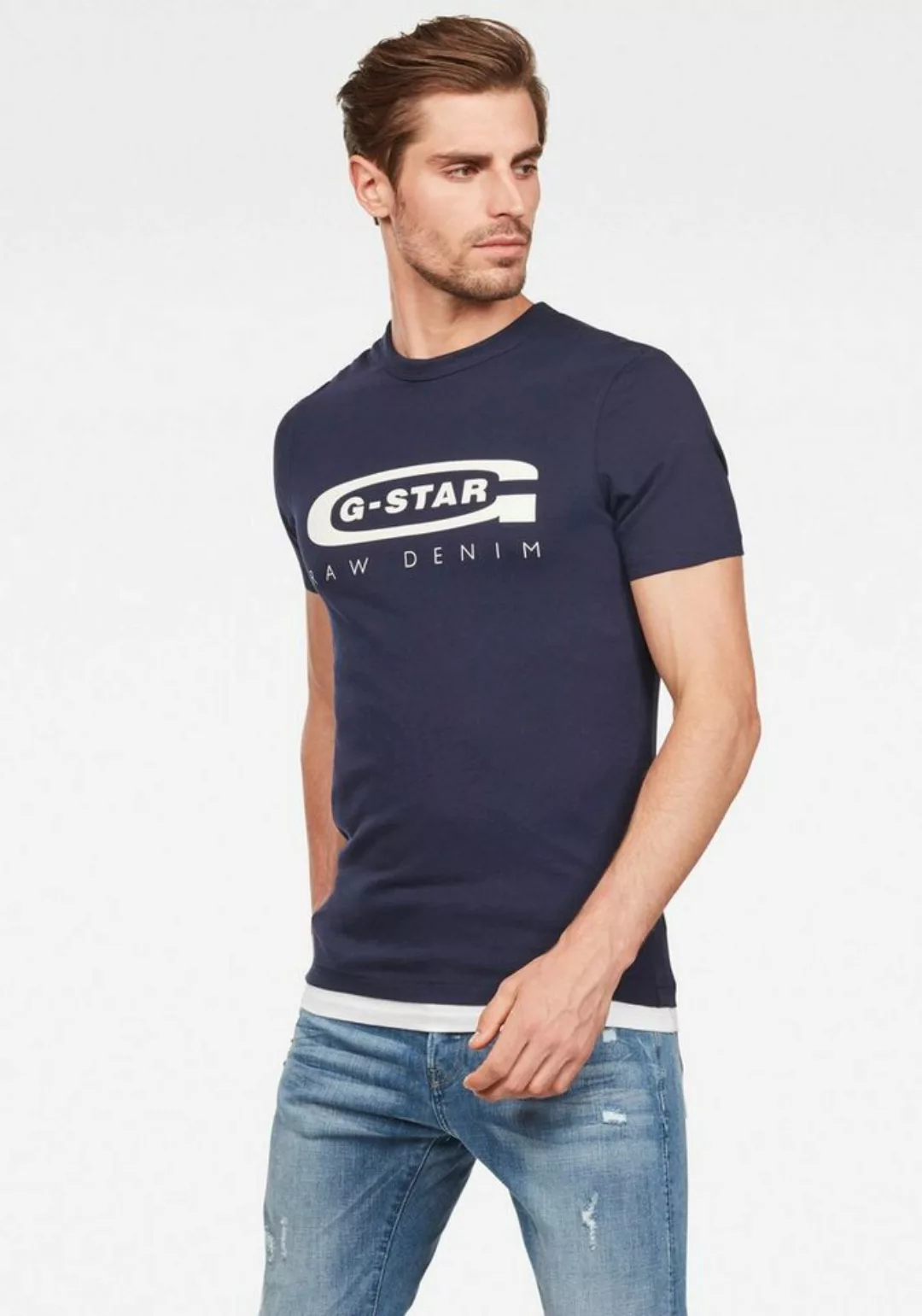 G-STAR Rundhalsshirt Graphic 4 günstig online kaufen