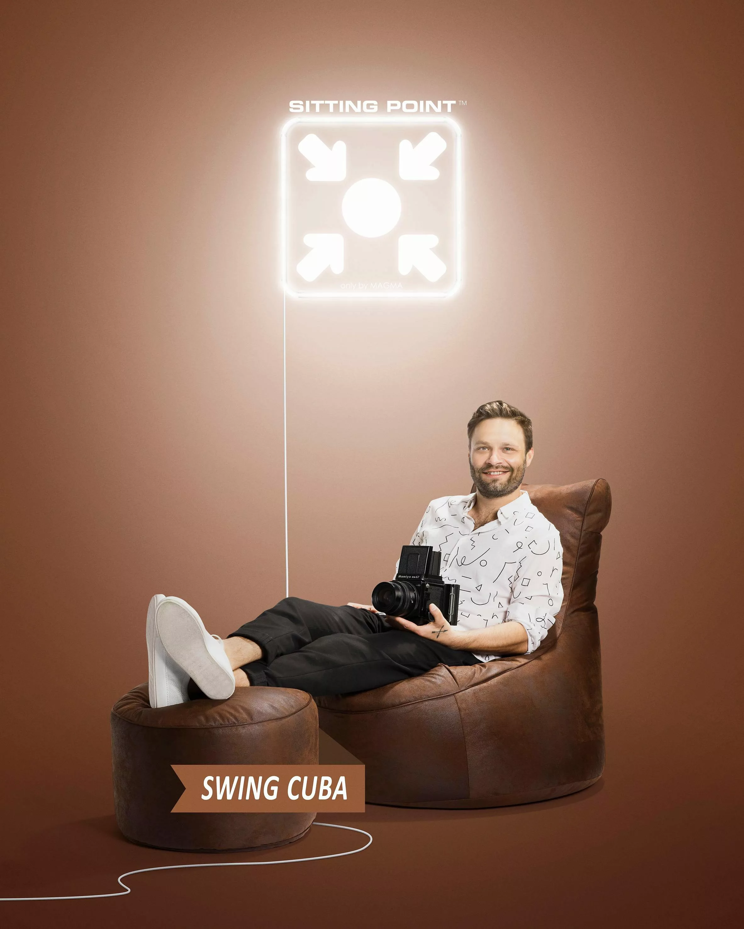 Sitting Point Sitzsack Swing Cuba Braun günstig online kaufen