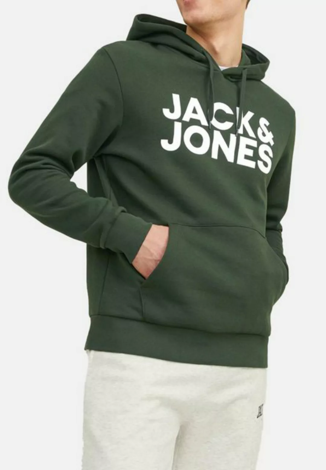 Jack & Jones Herren Hoodie Kapuzenpullover Pullover JJECORP günstig online kaufen