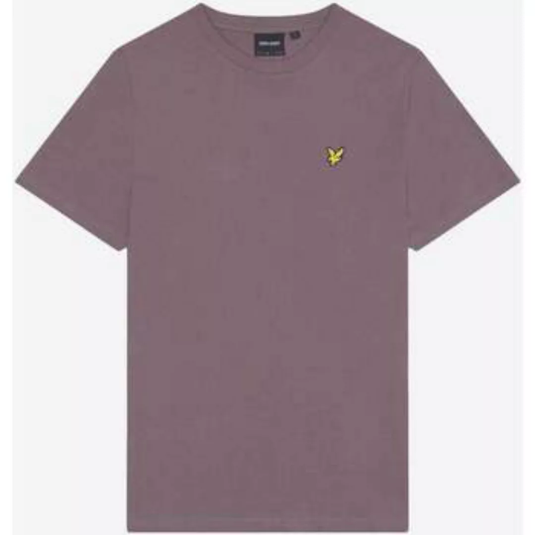 Lyle & Scott  T-Shirts & Poloshirts Schlichtes T-Shirt – Hochland-Mauve günstig online kaufen