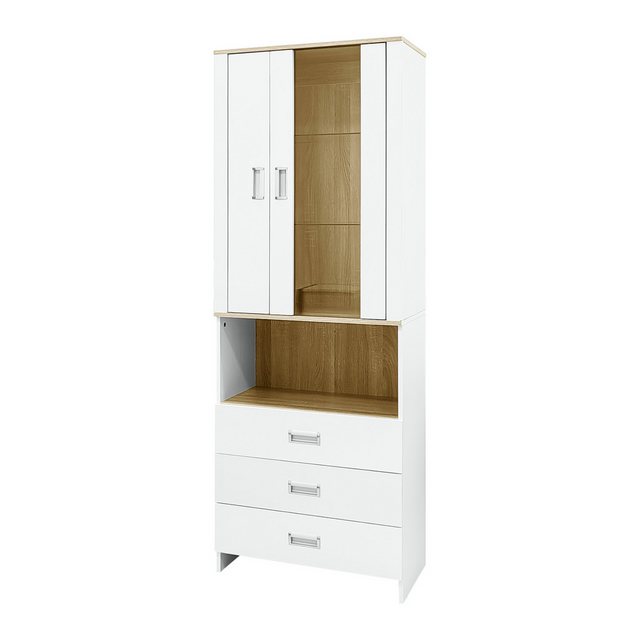 REDOM Hochschrank Highboard mit Schublade (Küchenbuffet, Bücherschrank, 1-S günstig online kaufen