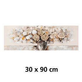 Bild 'Golden Flowers' 30x90 günstig online kaufen