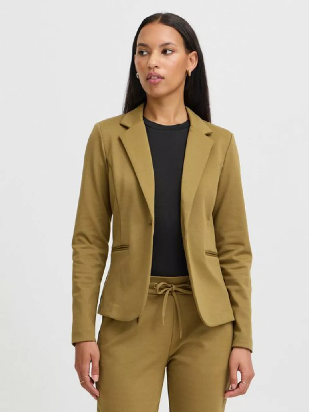 Ichi Sweatblazer Kate (1-tlg) Plain/ohne Details günstig online kaufen