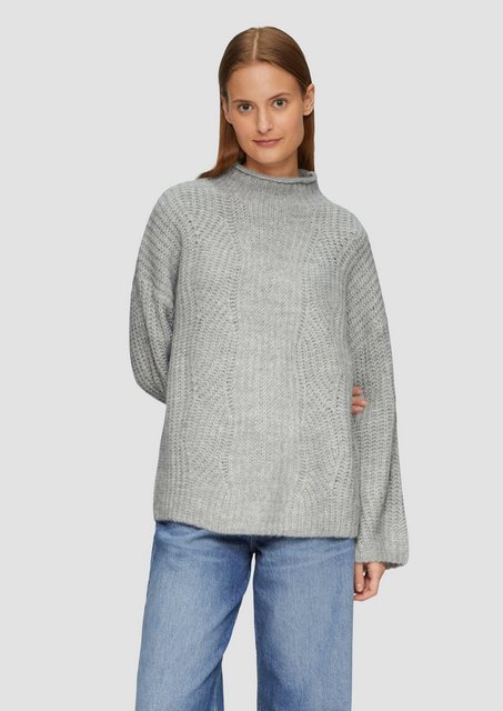 s.Oliver Strickpullover Relaxed Fit Pullover aus Alpakamix günstig online kaufen