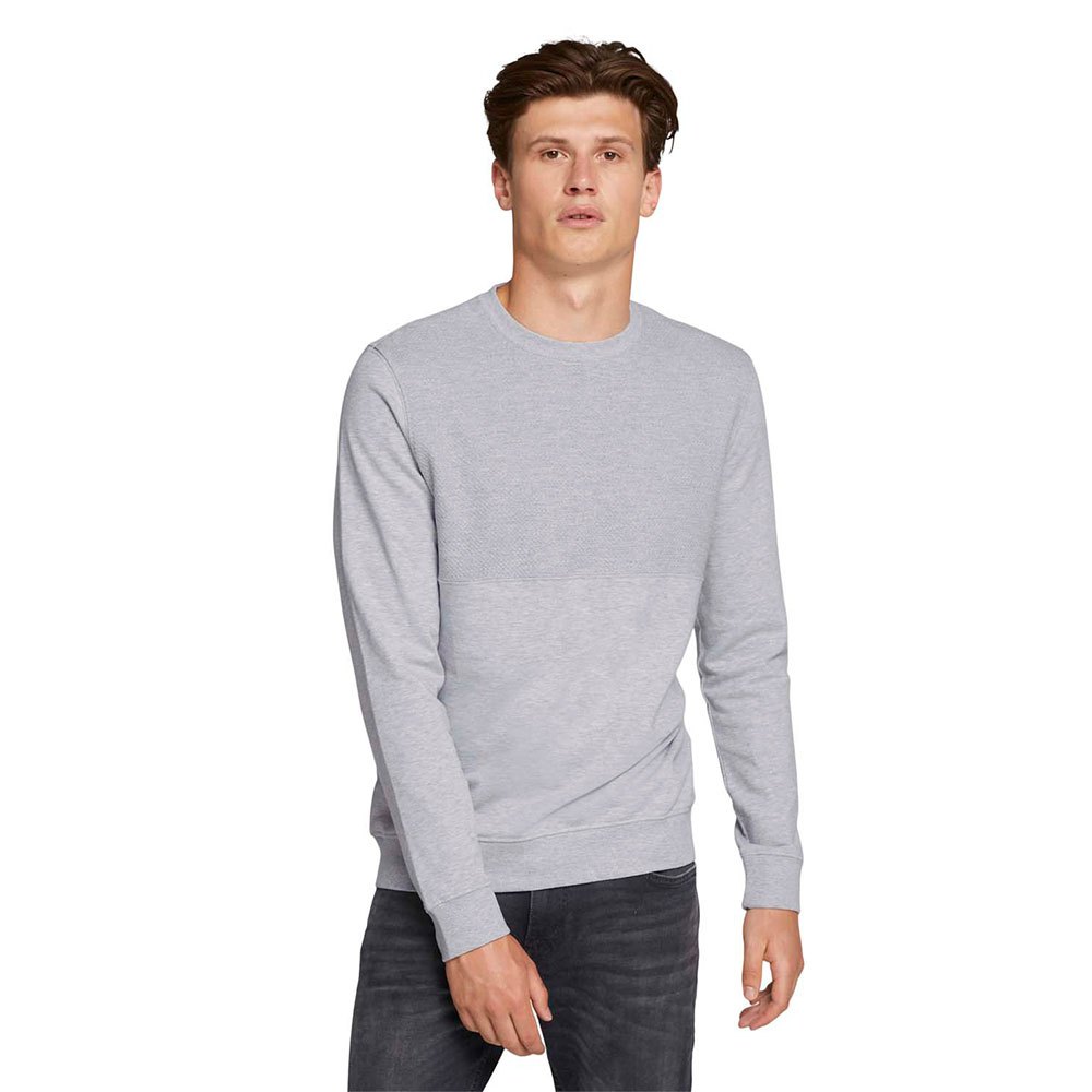 Tom Tailor 1028402 Sweatshirt 2XL Light Stone Grey Melange günstig online kaufen