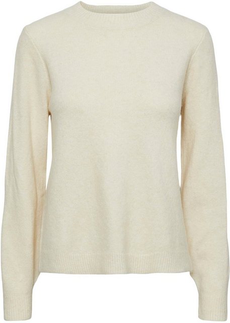 pieces Rundhalspullover PCJANITA LS O-NECK WOOL KNIT günstig online kaufen