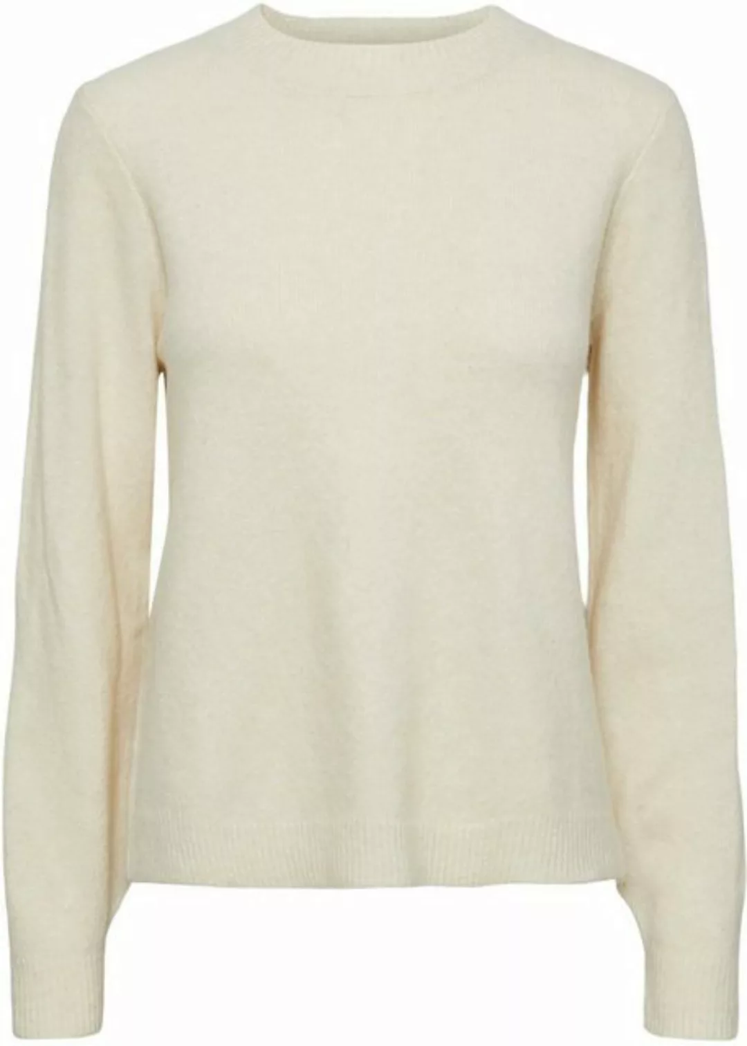 pieces Rundhalspullover PCJANITA LS O-NECK WOOL KNIT günstig online kaufen