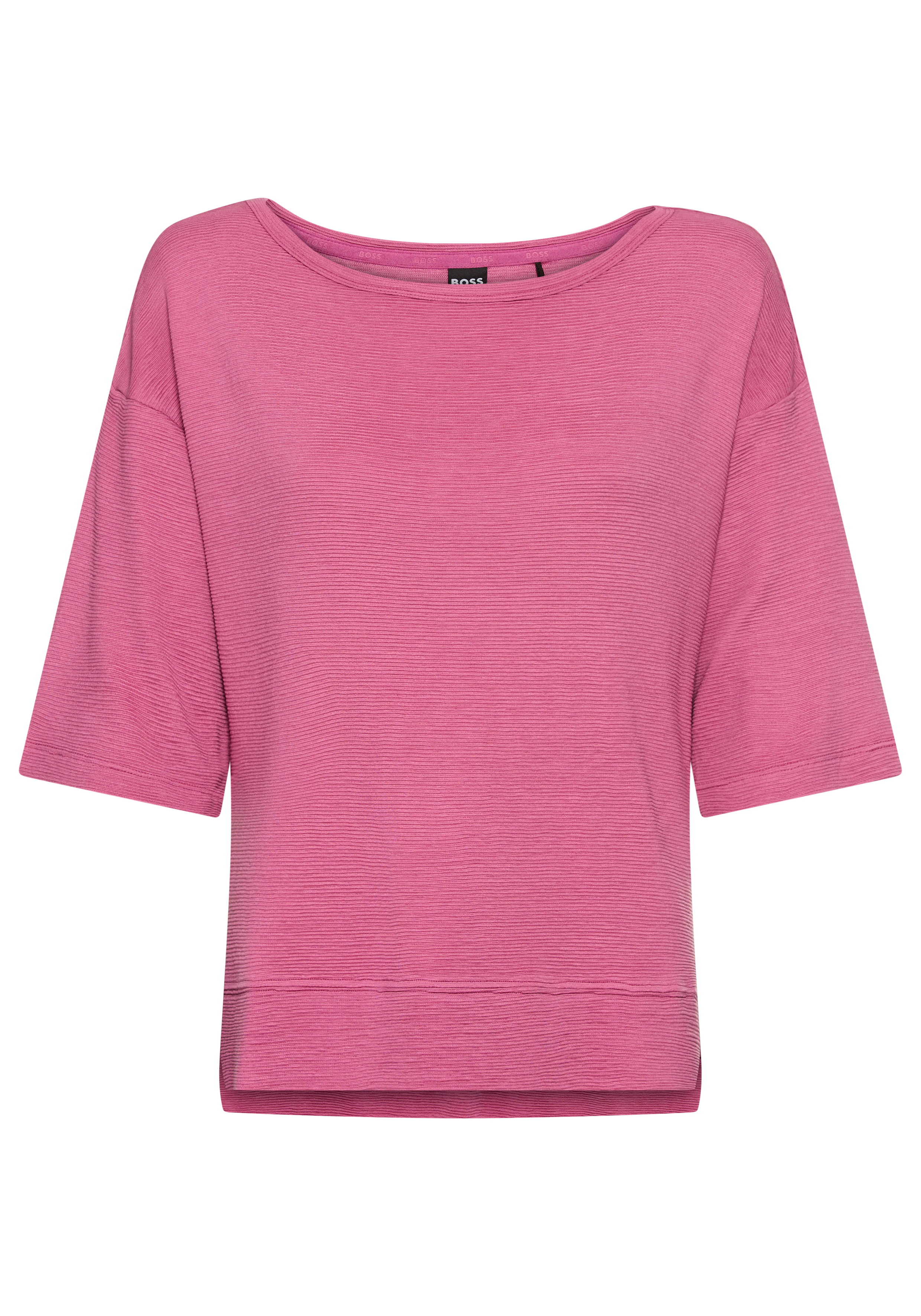 BOSS Sweatshirt, U-Boot-Ausschnitt, feine Struktur günstig online kaufen