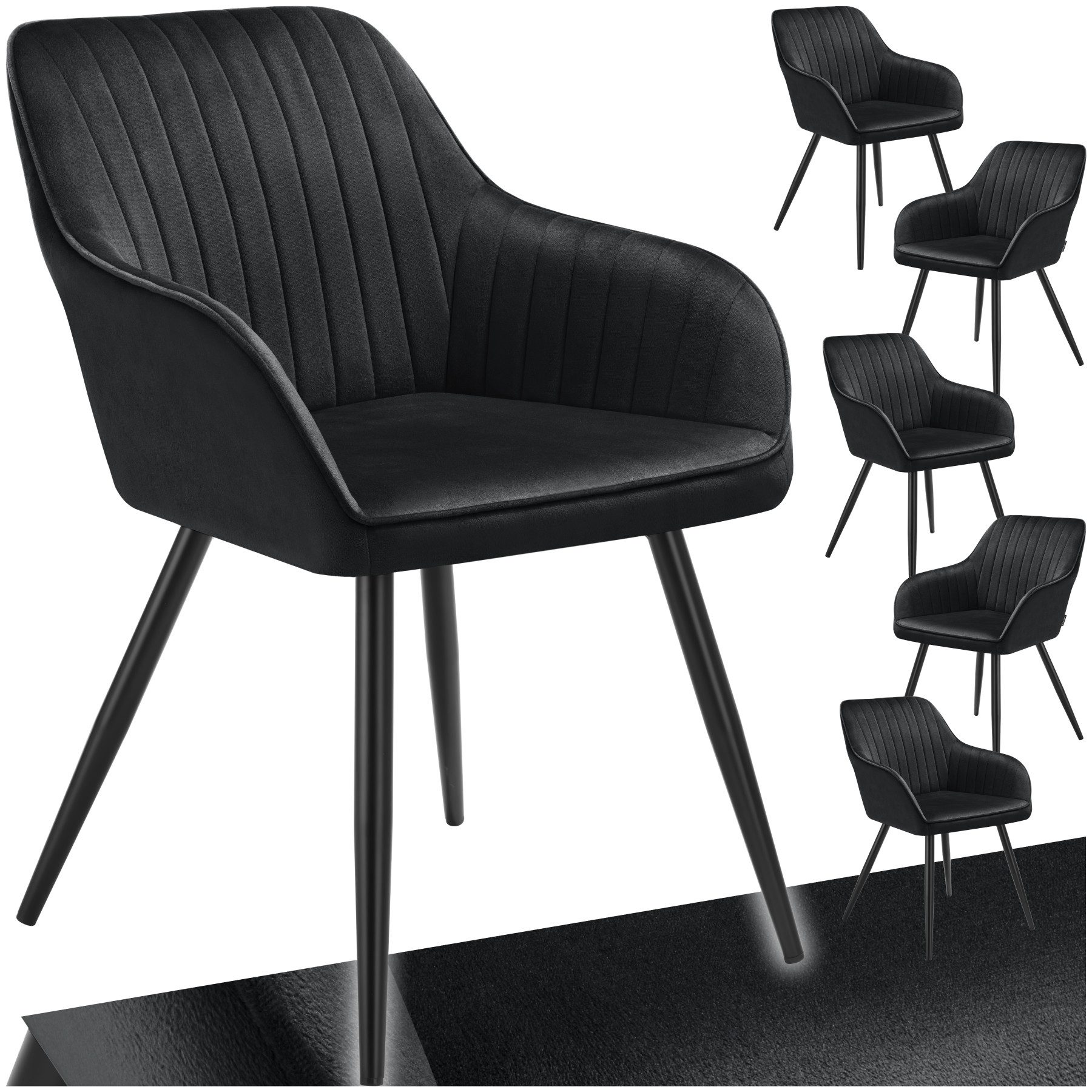 tectake Esszimmerstuhl Marilyn (Set., 6 St), günstig online kaufen
