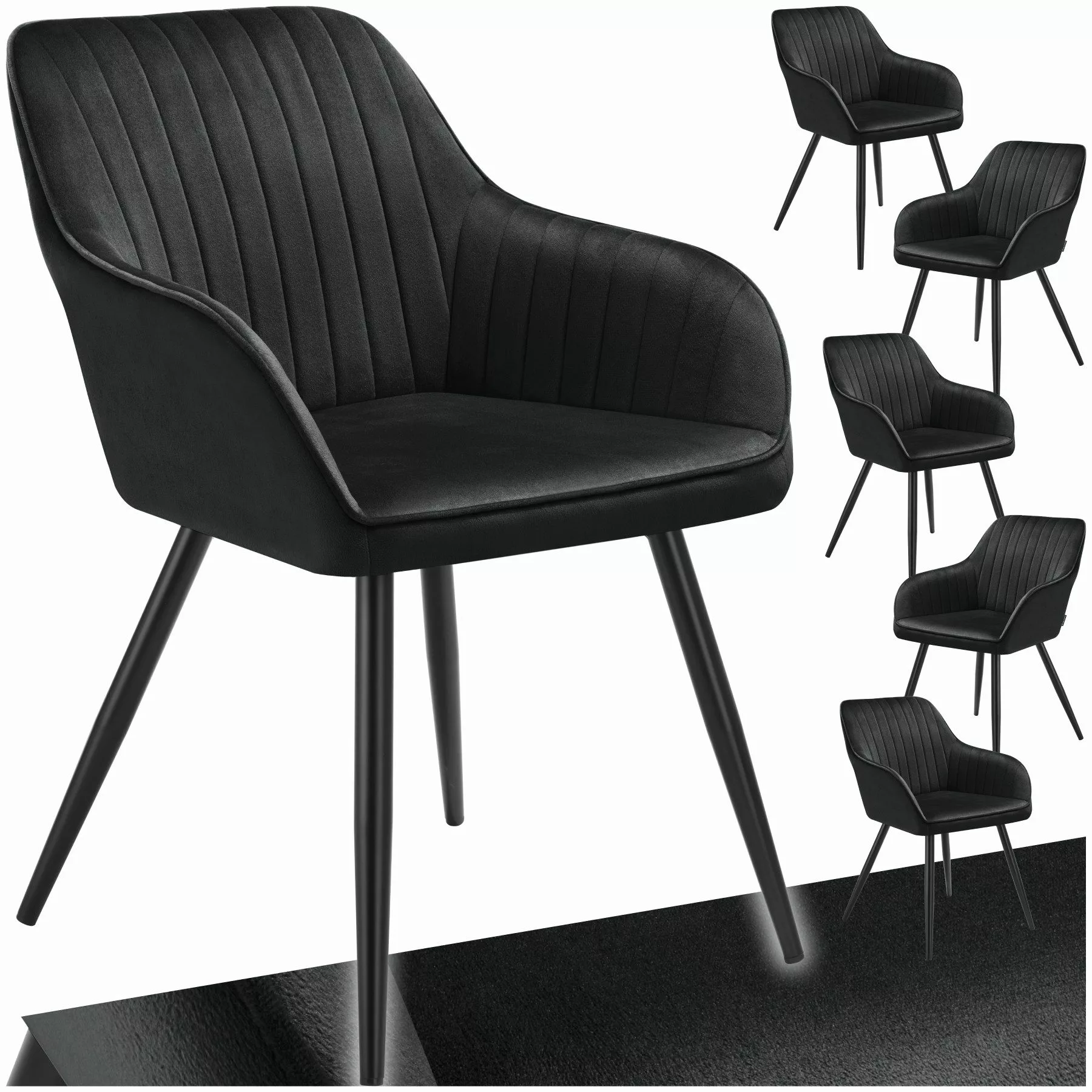 tectake Esszimmerstuhl Marilyn (Set., 6 St), günstig online kaufen