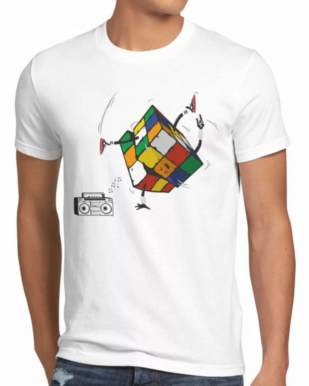 style3 T-Shirt Cube Breakdance Zauberwürfel rubik sheldon cooper the big ba günstig online kaufen