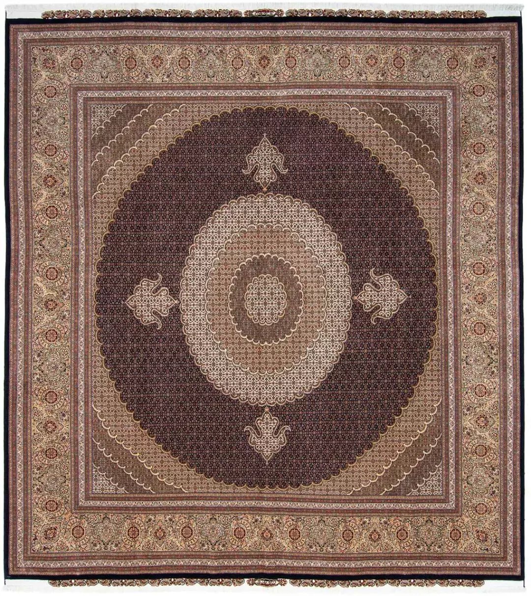 morgenland Orientteppich »Perser - Täbriz quadratisch - 310 x 302 cm - dunk günstig online kaufen