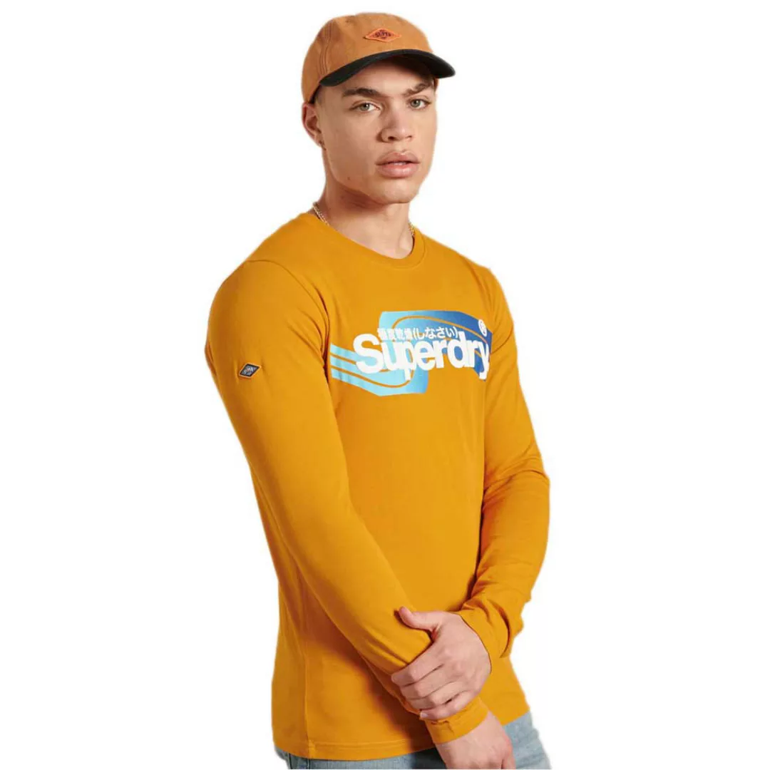 Superdry Core Logo Cali Langarm-t-shirt 2XL Toasted Orange günstig online kaufen