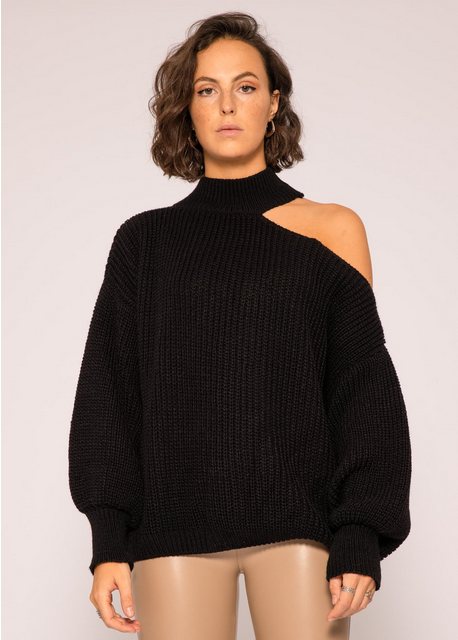 SASSYCLASSY Strickpullover Oversize Pullover Damen aus weichem Grobstrick L günstig online kaufen