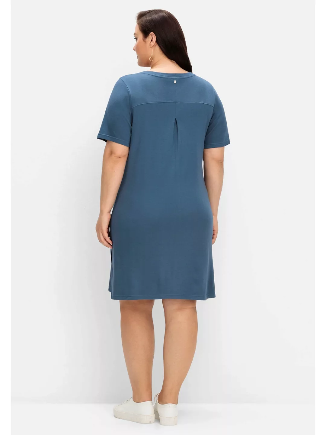 Sheego Jerseykleid "Große Größen", aus weichem Baumwoll-Modal-Mix günstig online kaufen