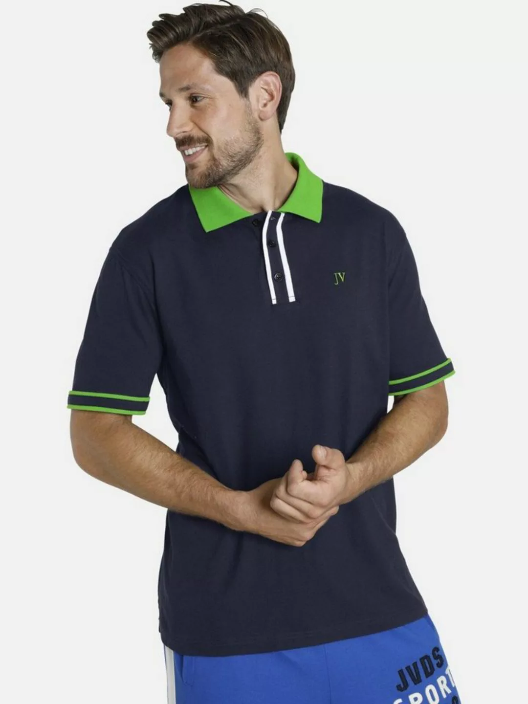 Jan Vanderstorm Poloshirt ISFRIED weiche Baumwolle, Comfort Fit günstig online kaufen