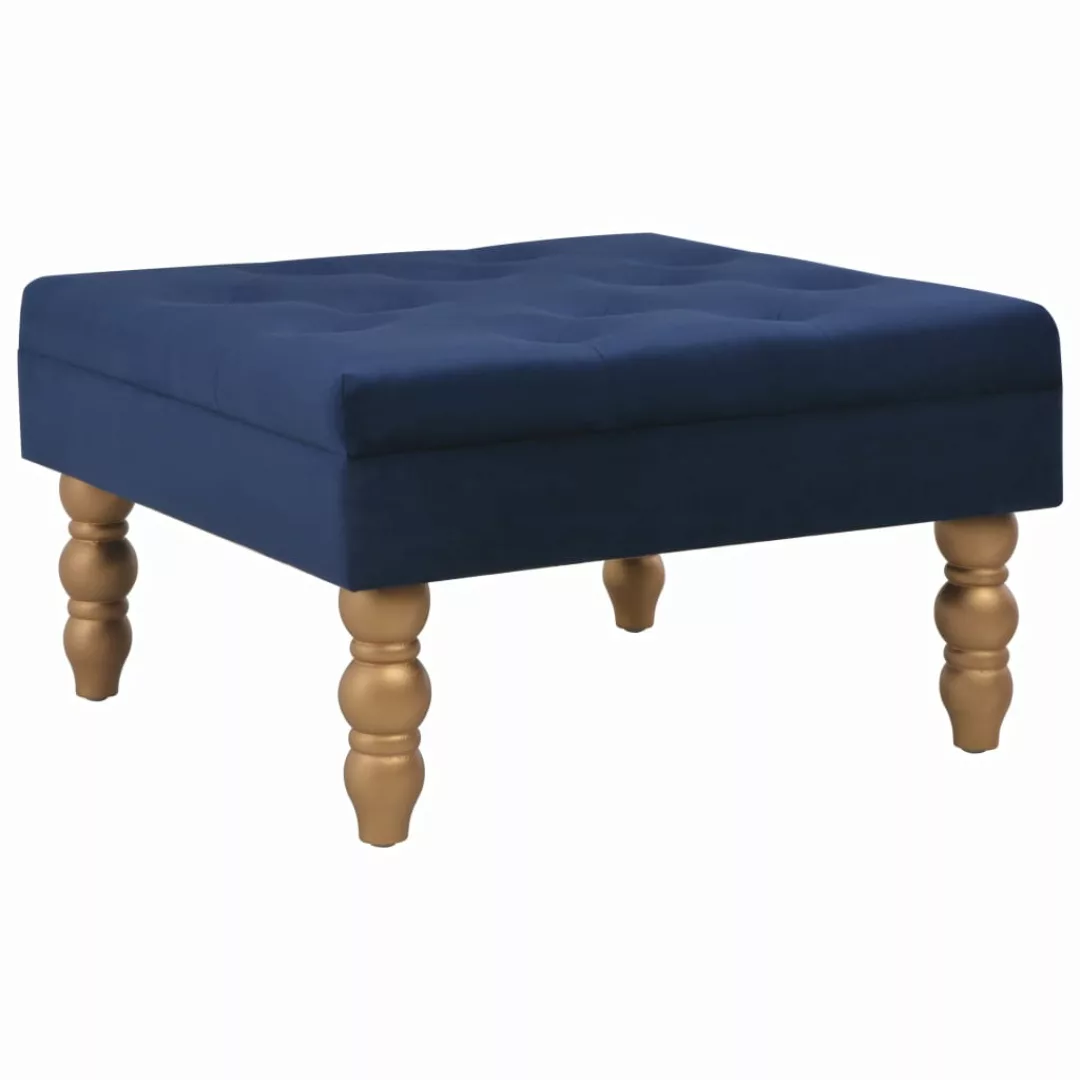 Hocker Marineblau 60x60x36 Cm Samt günstig online kaufen