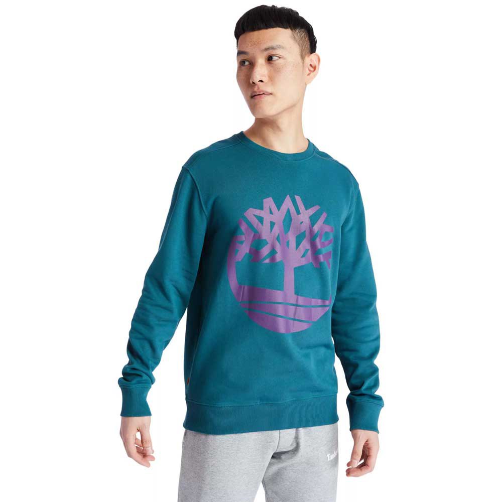 Timberland Core Tree Logo Crew Brushback Pullover M Atlantic Deep / Plum günstig online kaufen