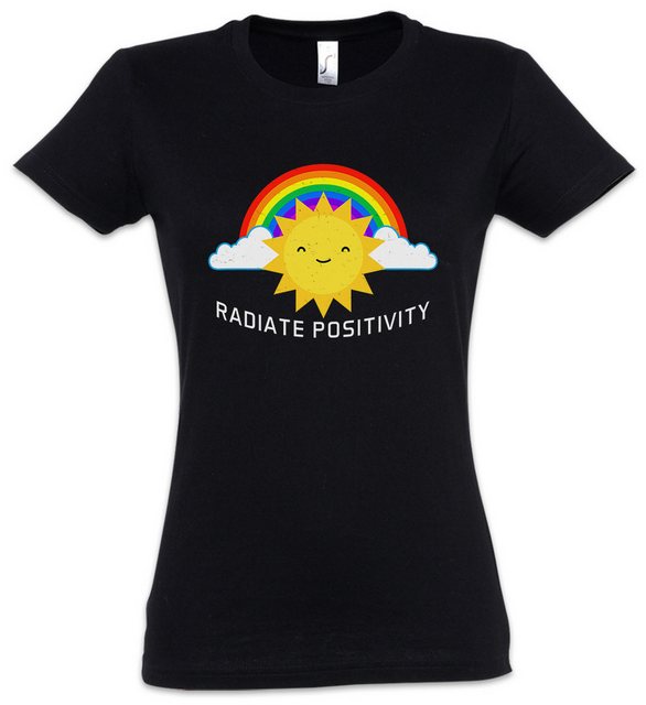 Urban Backwoods Print-Shirt Radiate Positivity Damen T-Shirt Lesbian Gay Ho günstig online kaufen