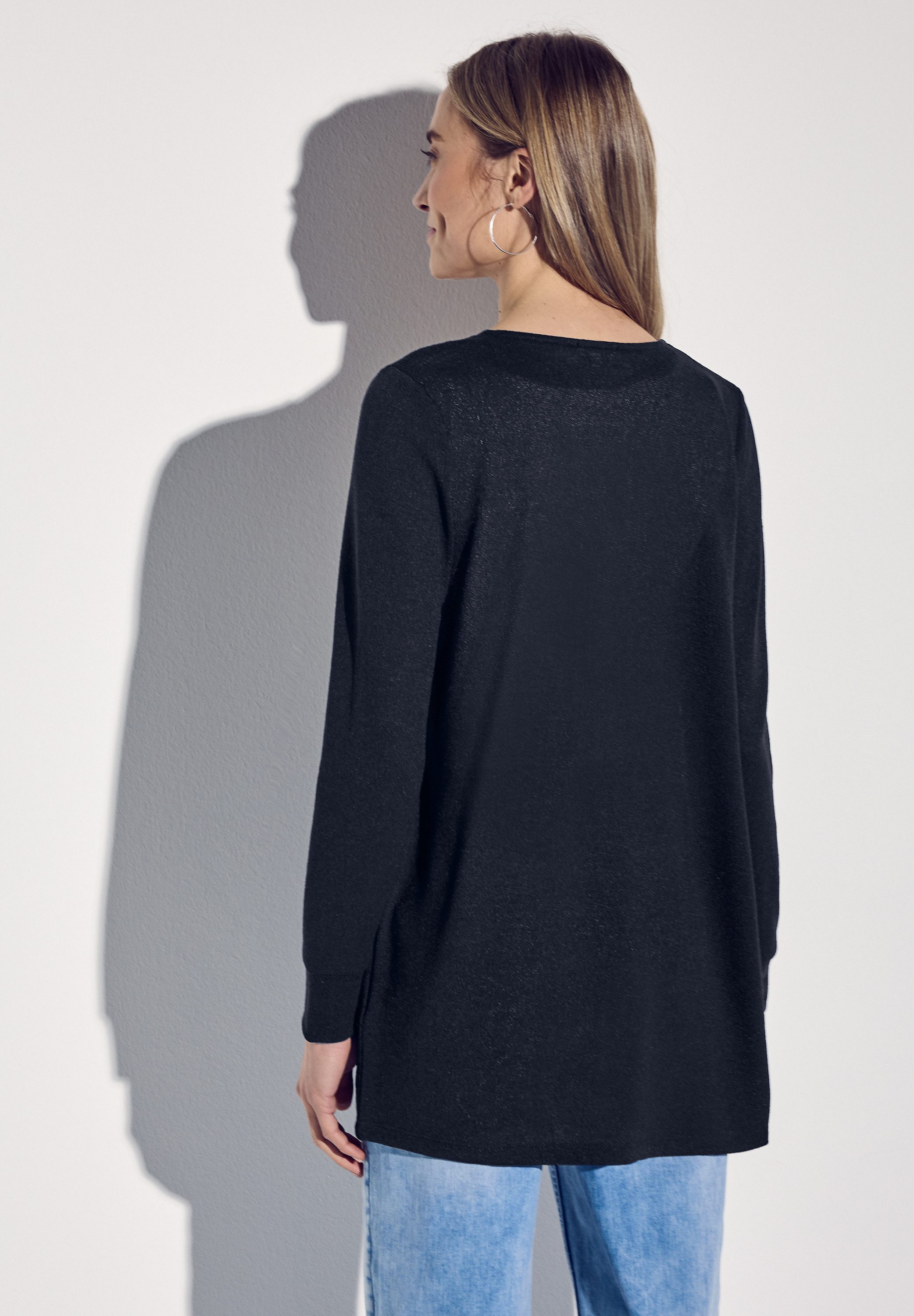 STREET ONE Cardigan, aus softem Materialmix günstig online kaufen