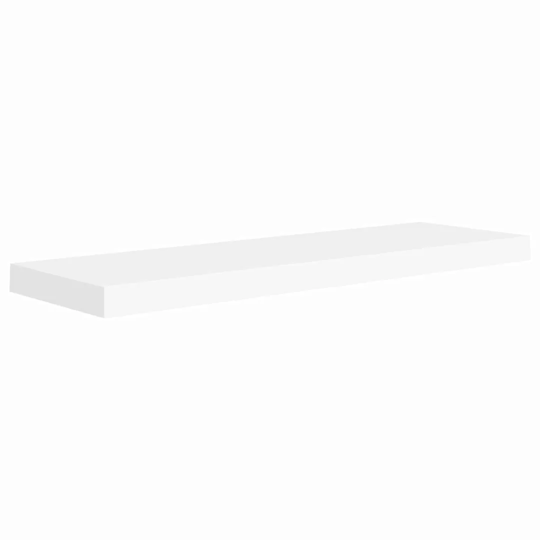 Schwebendes Wandregal Weiß 80x23,5x3,8 Cm Mdf günstig online kaufen