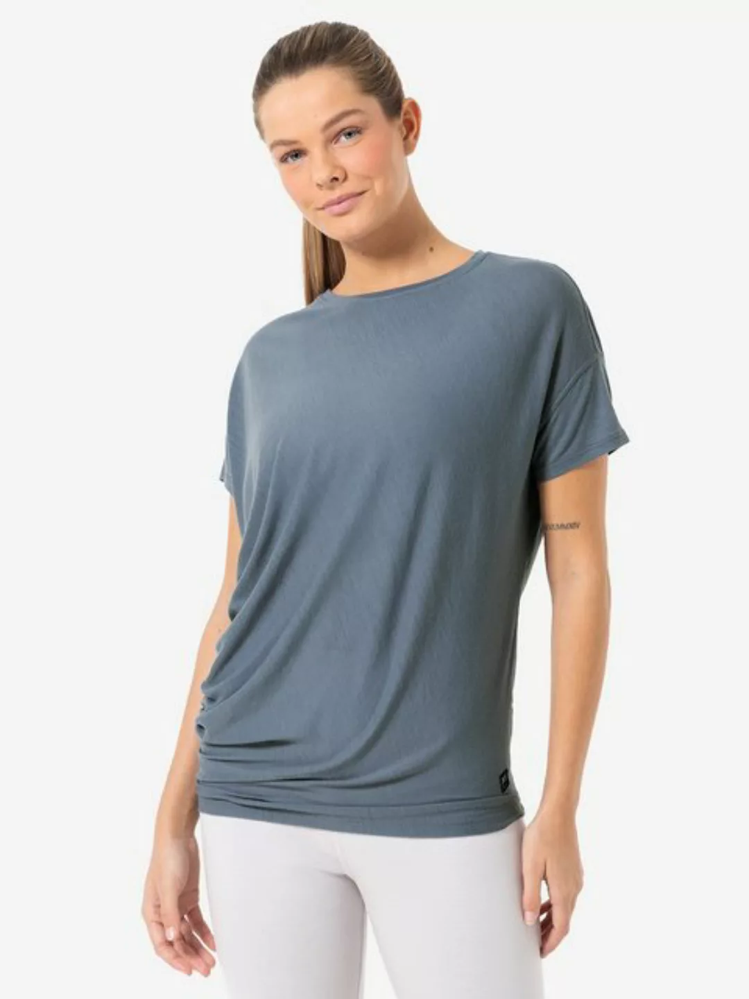 SUPER.NATURAL T-Shirt asymmetrisch geschnittenes W YOGA LOOSE TEE für Damen günstig online kaufen