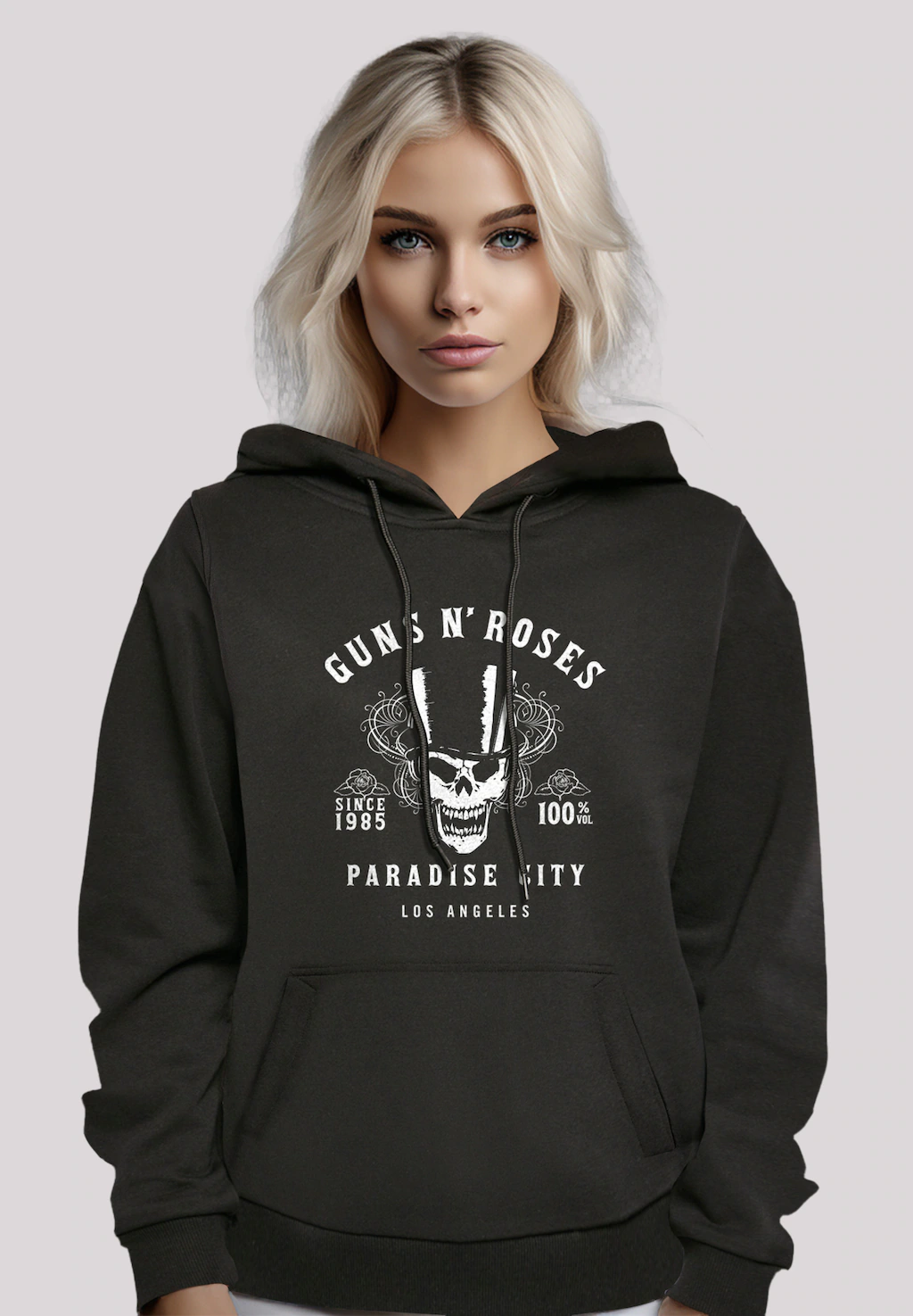 F4NT4STIC Kapuzenpullover "Guns n Roses Whiskey Label Rock Band", Premium Q günstig online kaufen