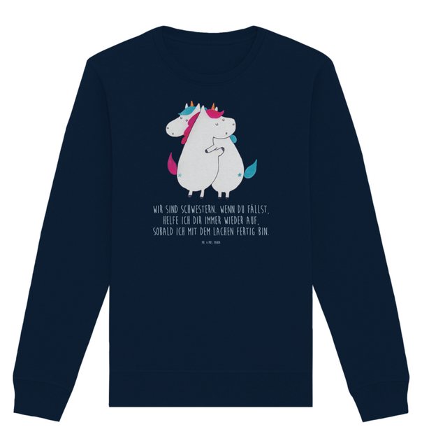 Mr. & Mrs. Panda Longpullover Größe XXL Einhörner Umarmen - French Navy - G günstig online kaufen