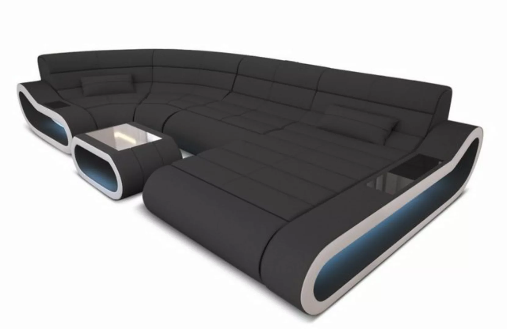 Sofa Dreams Wohnlandschaft Stoffsofa Couch Polstersofa Concept U Form Stoff günstig online kaufen