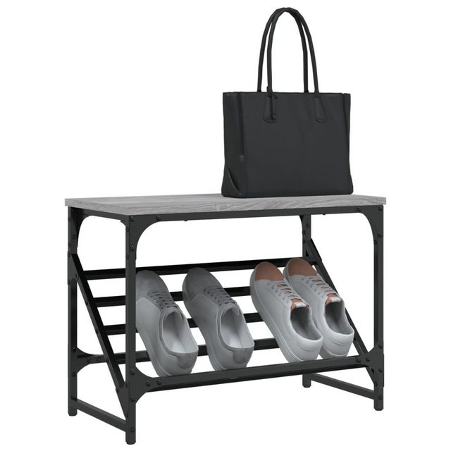 vidaXL Schuhschrank Schuhregal Grau Sonoma 60x30x45 cm Spanplatte günstig online kaufen