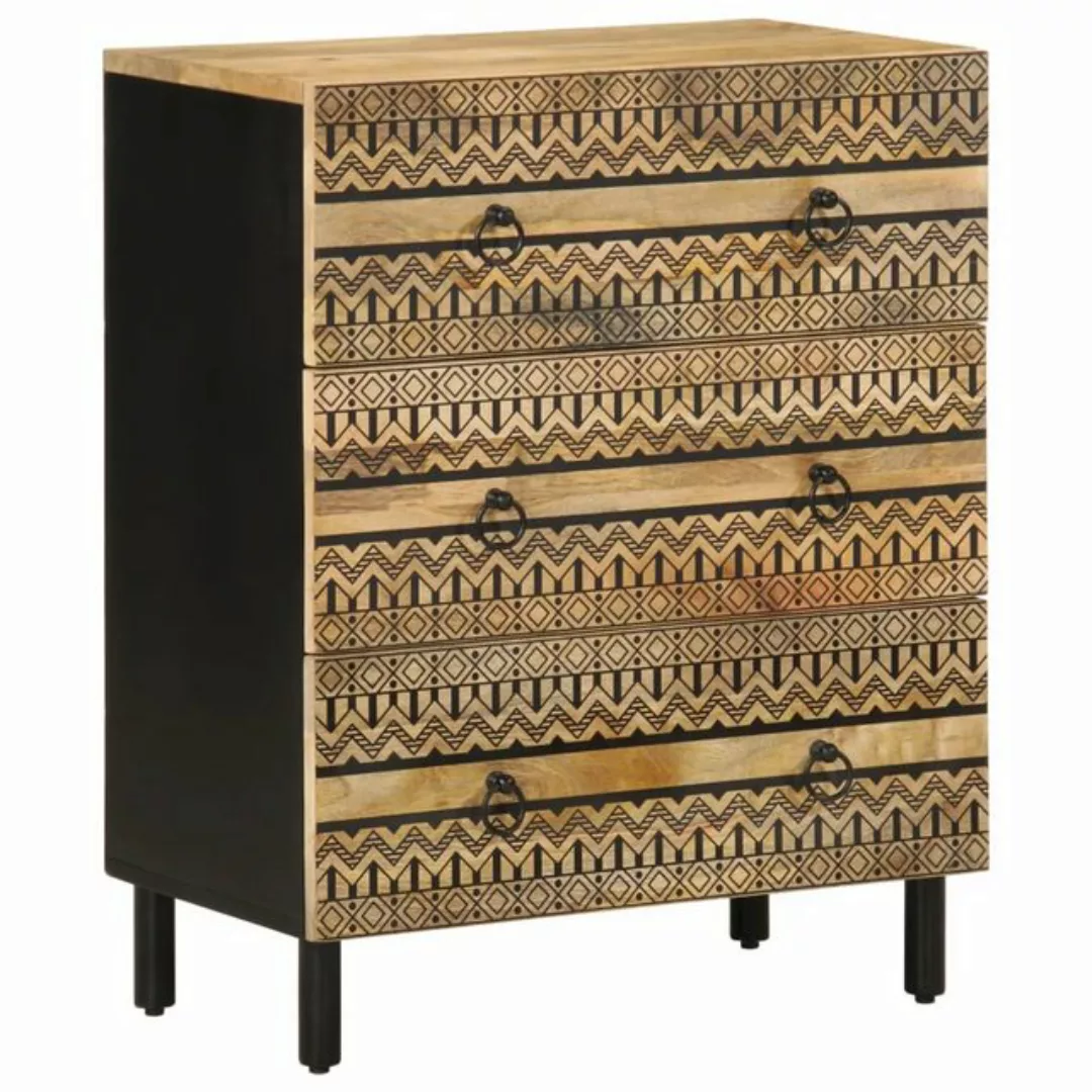 vidaXL Aktenschrank Sideboard 60x33,5x75 cm Raues Mangoholz günstig online kaufen