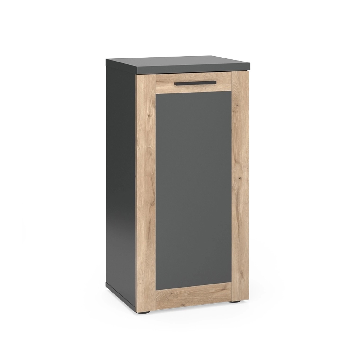 Vicco Midischrank Niko Anthrazit/Viking Oak 40 x 82 cm günstig online kaufen