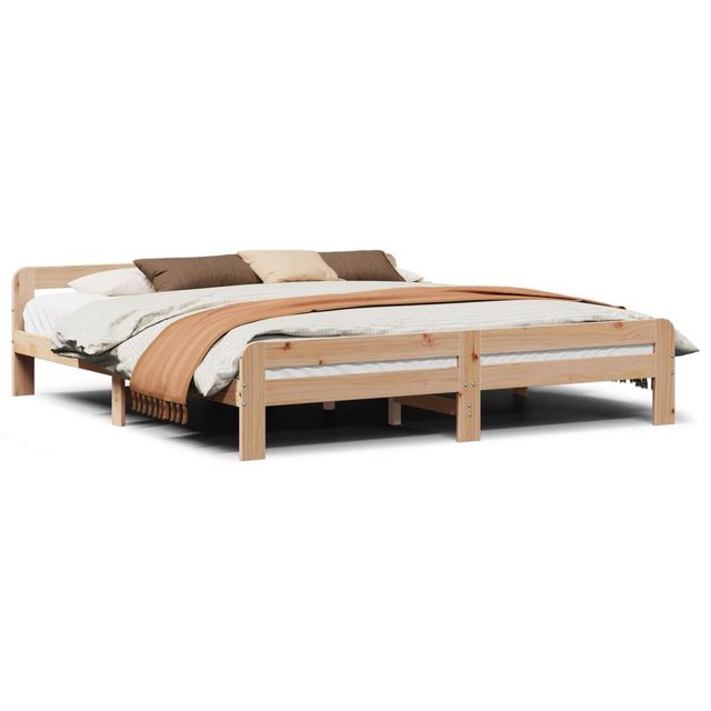 vidaXL Bett, Massivholzbett ohne Matratze 180x200 Kiefernholz günstig online kaufen