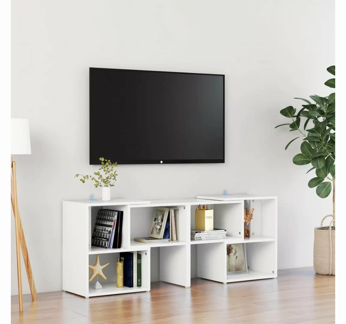 vidaXL TV-Schrank TV-Schrank Weiß 104x30x52 cm Spanplatte Lowboard günstig online kaufen