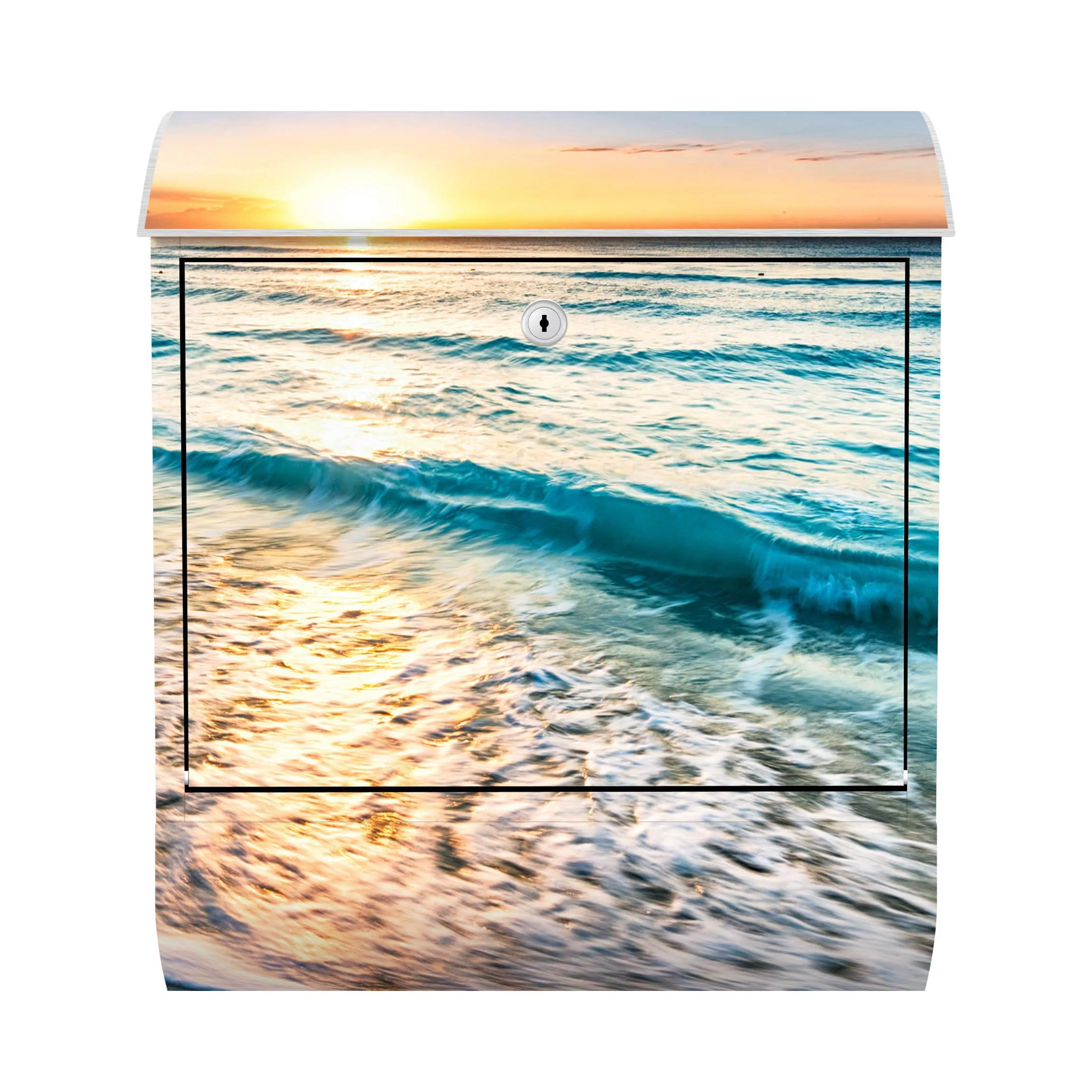 Briefkasten Natur & Landschaft Sonnenuntergang am Strand günstig online kaufen