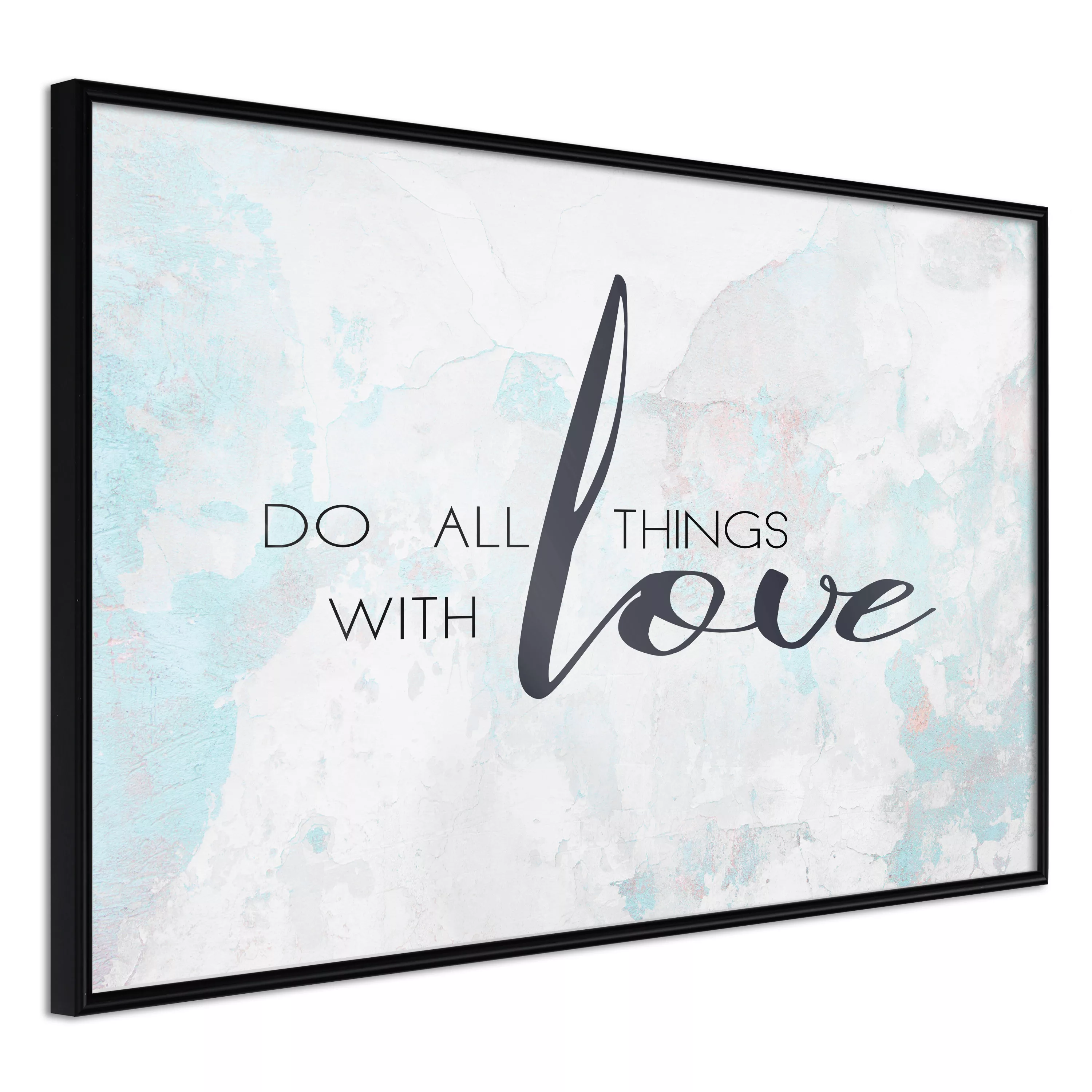 Poster - With Love günstig online kaufen