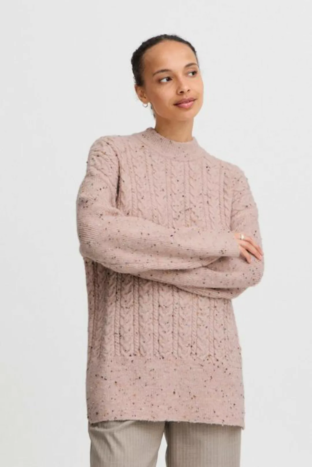 b.young Strickpullover BYNATA CABLE JUMPER modischer Longpullover günstig online kaufen