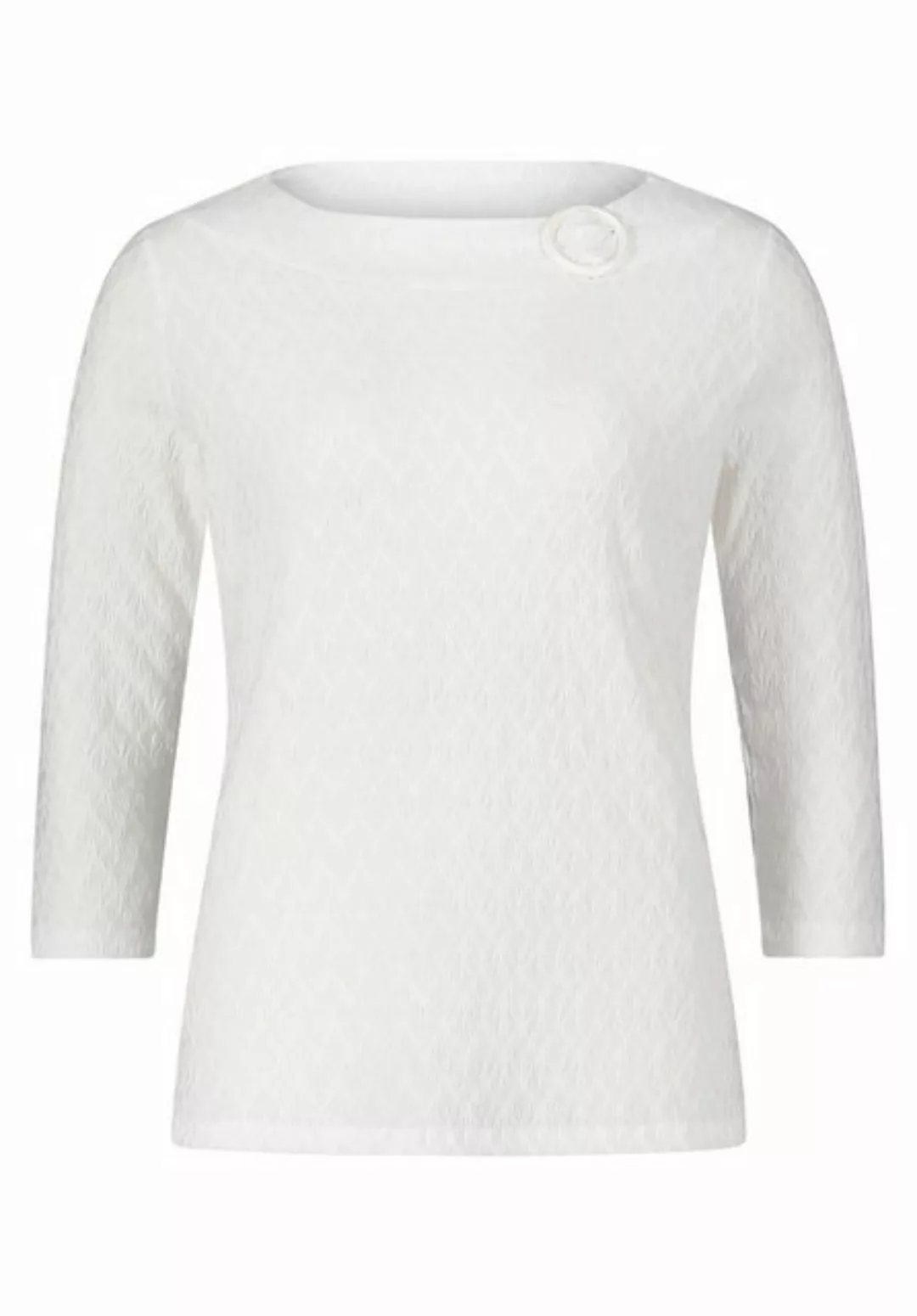 Betty Barclay 3/4-Arm-Shirt Betty Barclay Strukturshirt mit Schnalle (1-tlg günstig online kaufen