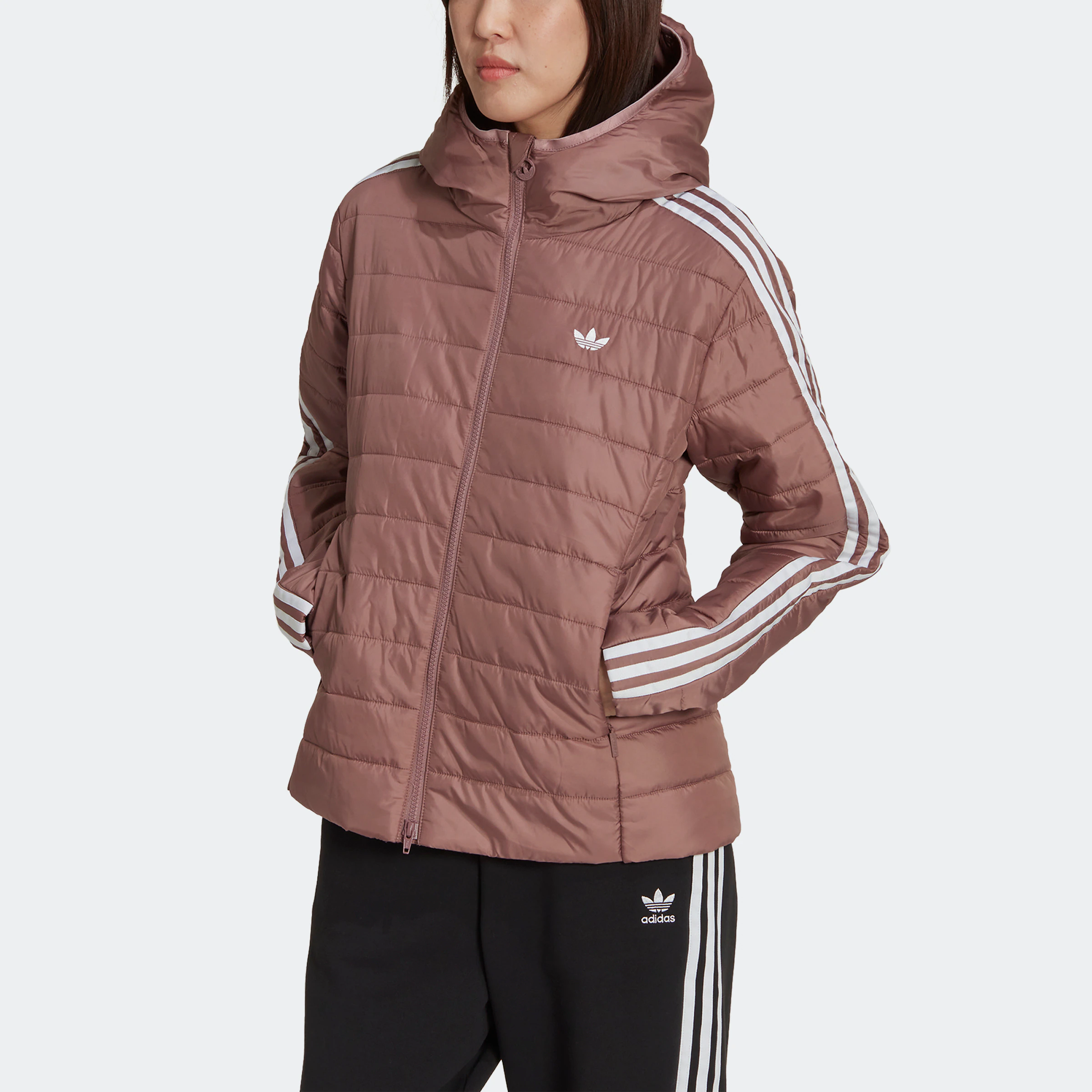 adidas Originals Outdoorjacke "HOODED PREMIUM SLIM" günstig online kaufen