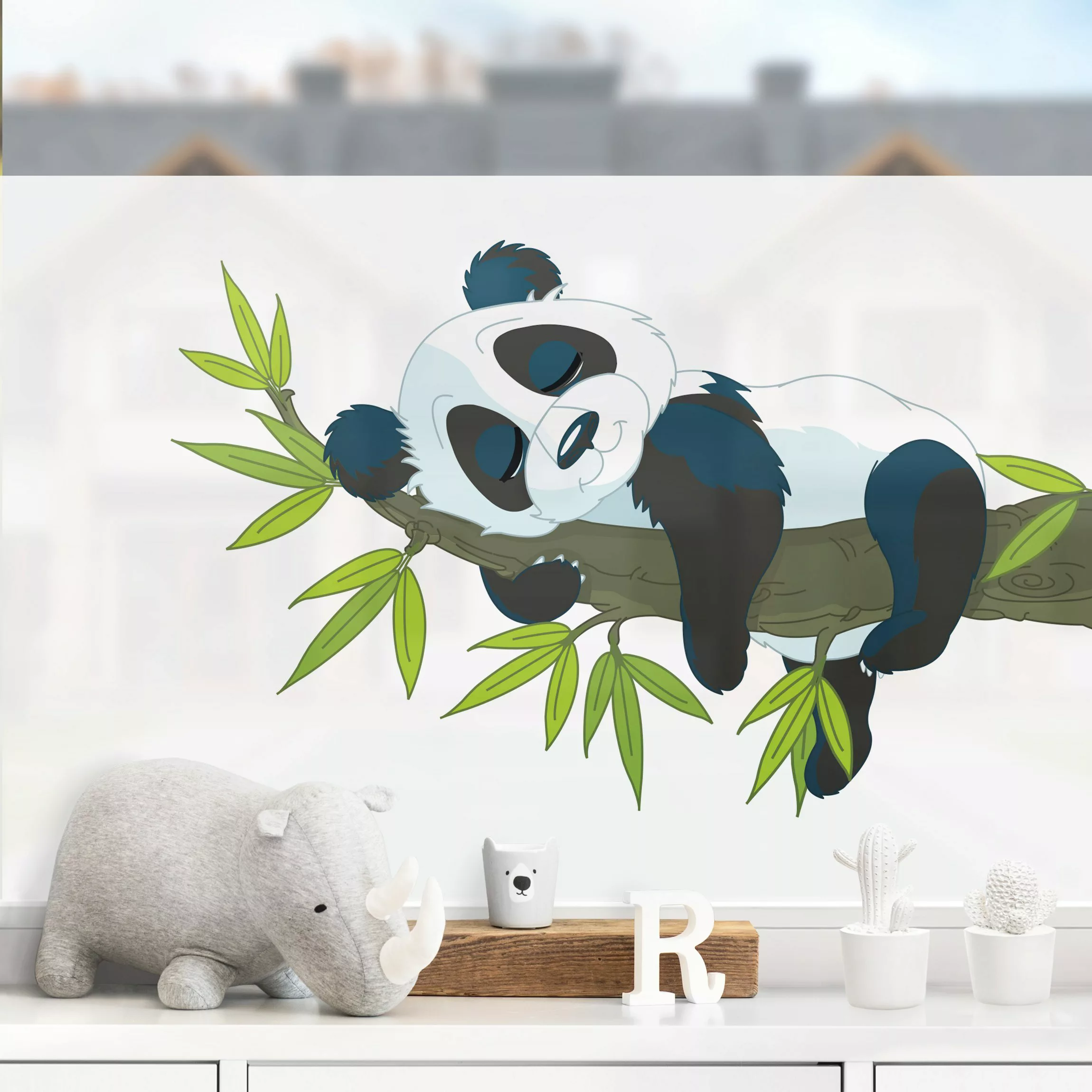 Fensterfolie Schlafender Panda günstig online kaufen