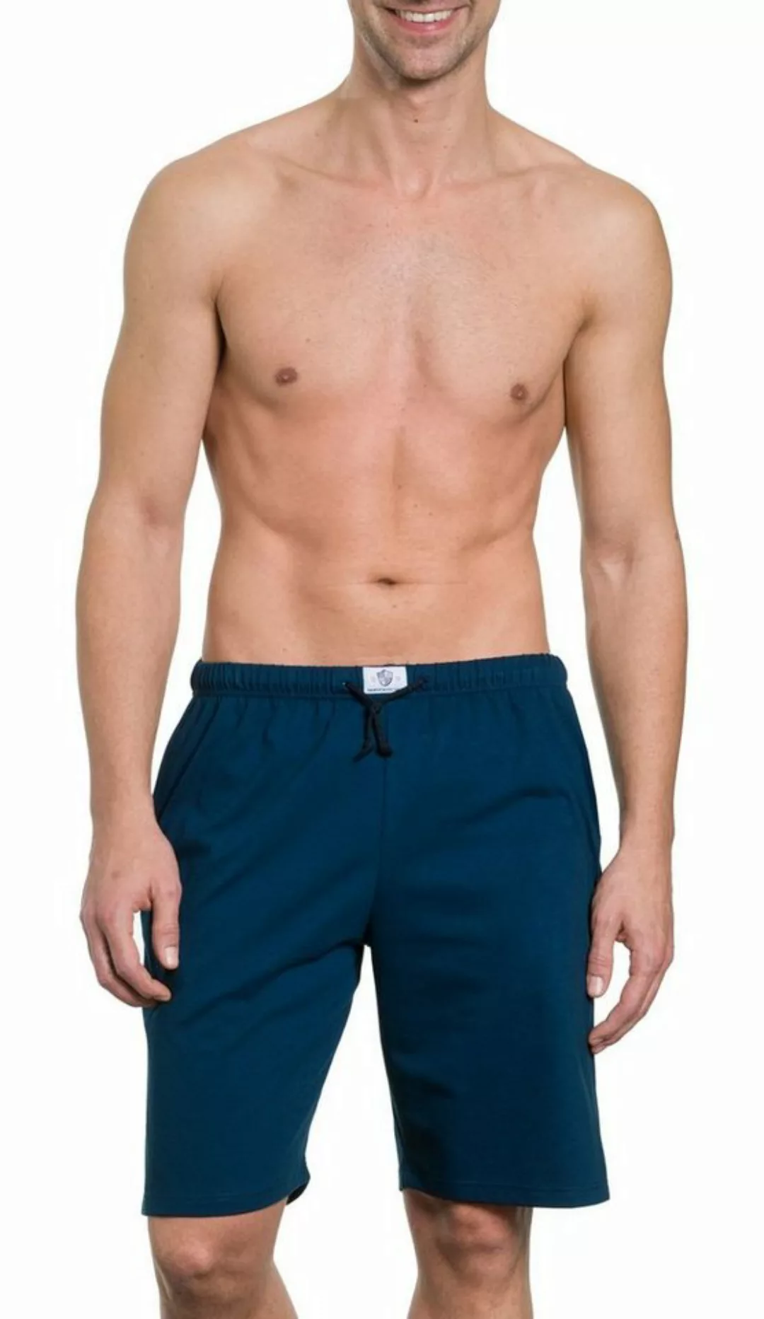 HAASIS Bodywear 1919 Bermudas Herren Jerseybermuda 77113863-navy (Packung, günstig online kaufen