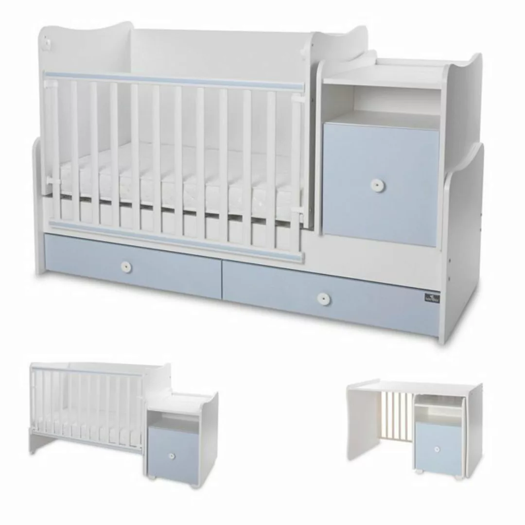 Lorelli Komplettbett Babybett Trend Plus NEW 4 in 1, Schaukelfunktion Jugen günstig online kaufen