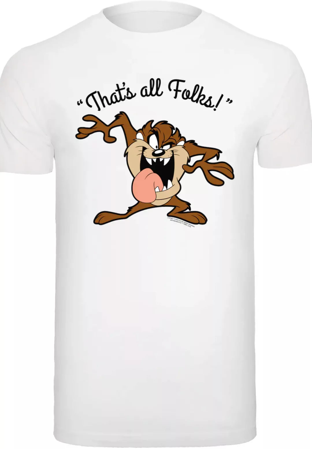 F4NT4STIC T-Shirt "Looney Tunes Taz Thats All Folks", Print günstig online kaufen